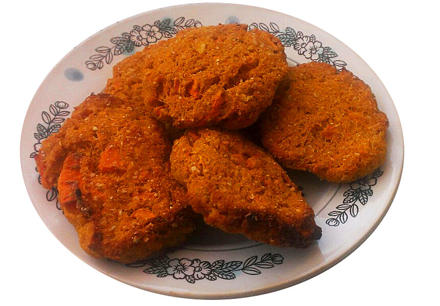 Морковные оладушки