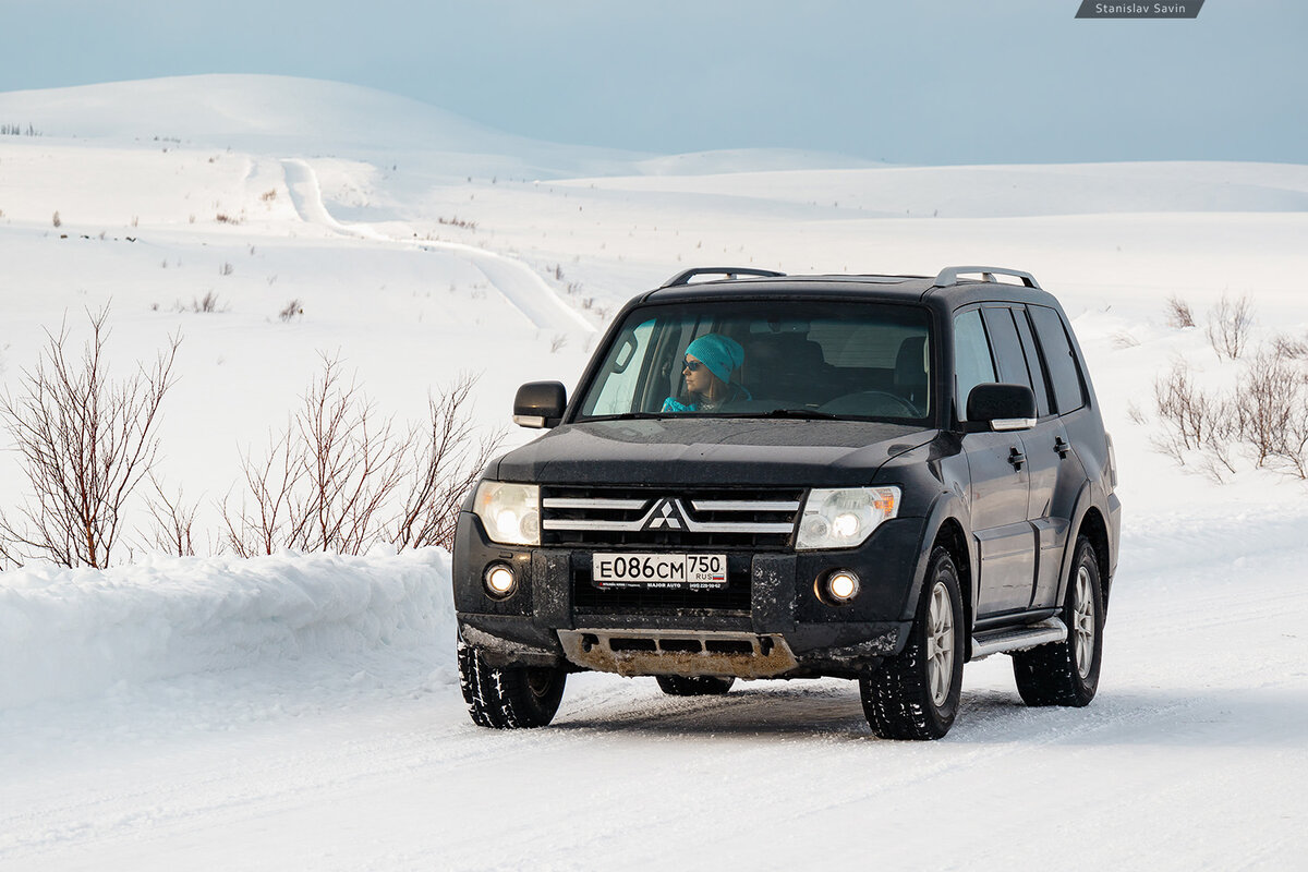 Паджеро в Заполярье. Апрель 2018
