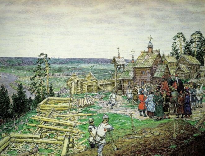 1917 год (все работы Васнецова – в общественном достоянии)