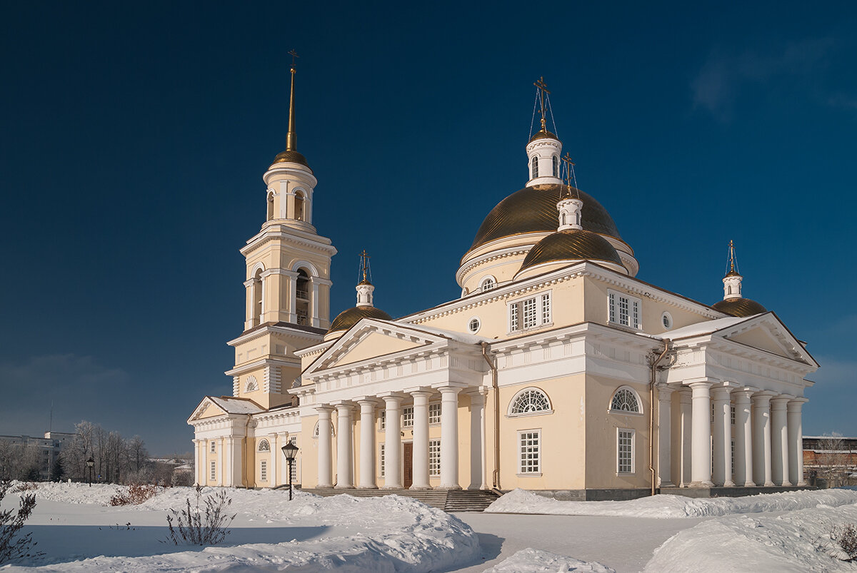 Храм Преображения Господня в городе Невьянск, Свердловская область. Фото взято с Яндекс-картинок.