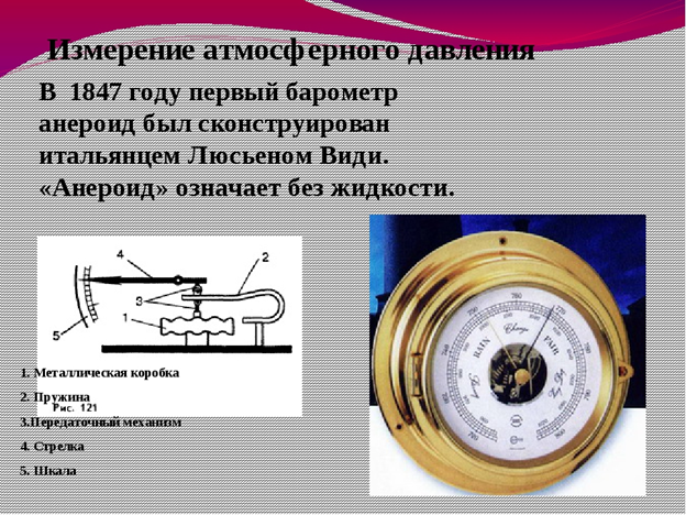 Рис 2. Барограф-анероид.