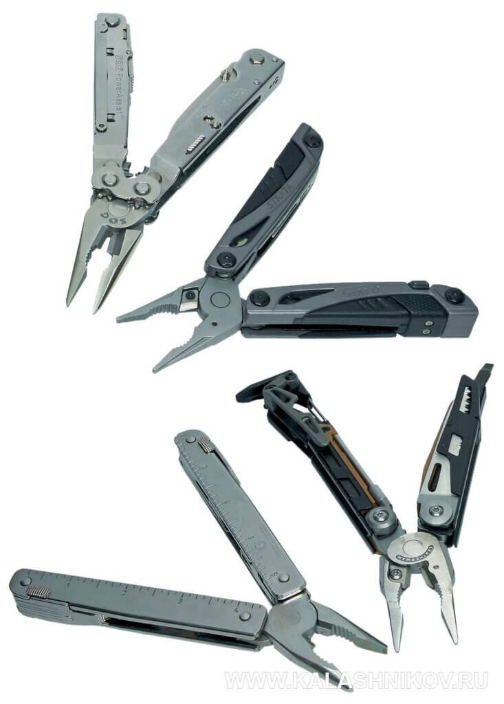 Четыре протестированных модели – от Victorinox, SOG, Leatherman и Gerber. Каждый инструмент поставляется с поясным футляром