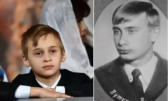 Вот тот мальчик, который похож на Путина. Указывается, что его мать - Алина Кабаева, но совершенно неизвестно, где и когда сделано фото