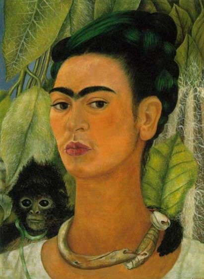 Автопортрет с обезьянкой, 1938