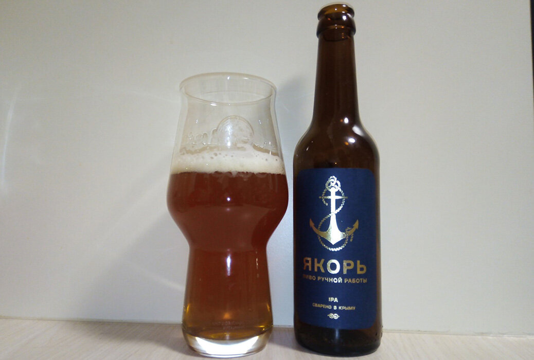 «Крымский IPA» в стакане. Фото автора