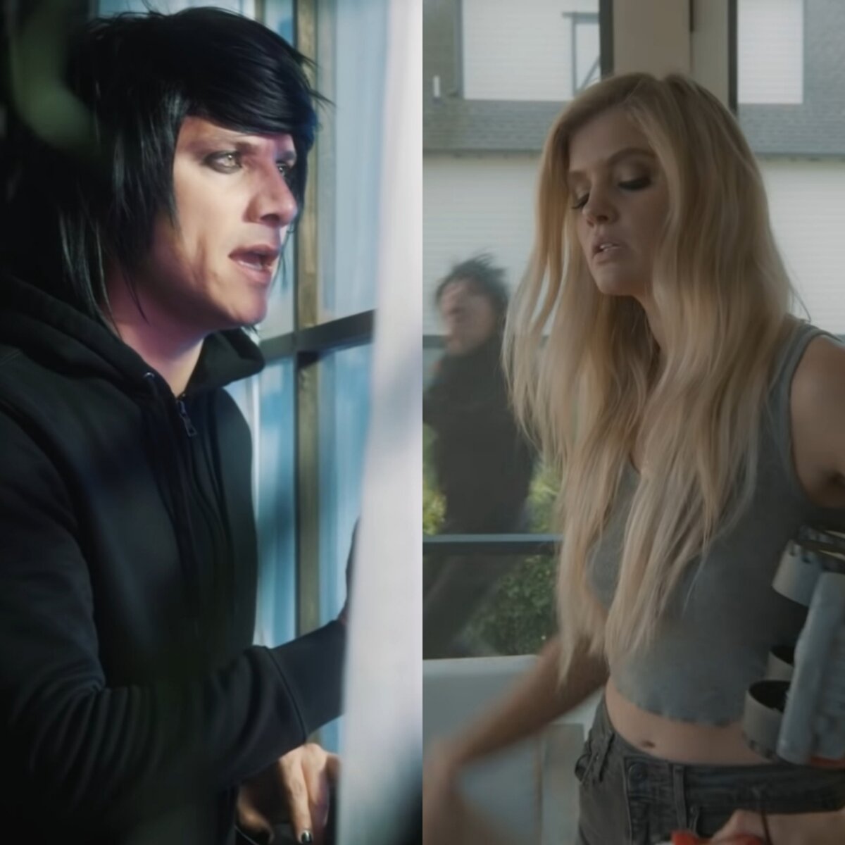 Коллаж из кадров клипа "A Letter To Ashley",  опубликованного на YouTube