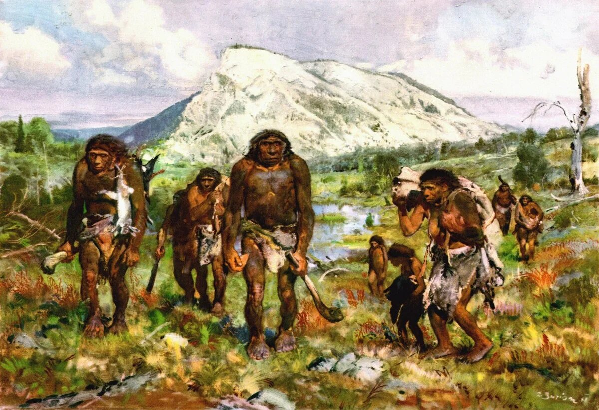 Homo erectus покинул Африку небольшими группами. Некоторые группы поселились на новом месте и прижились, а их потомки двинулись дальше.