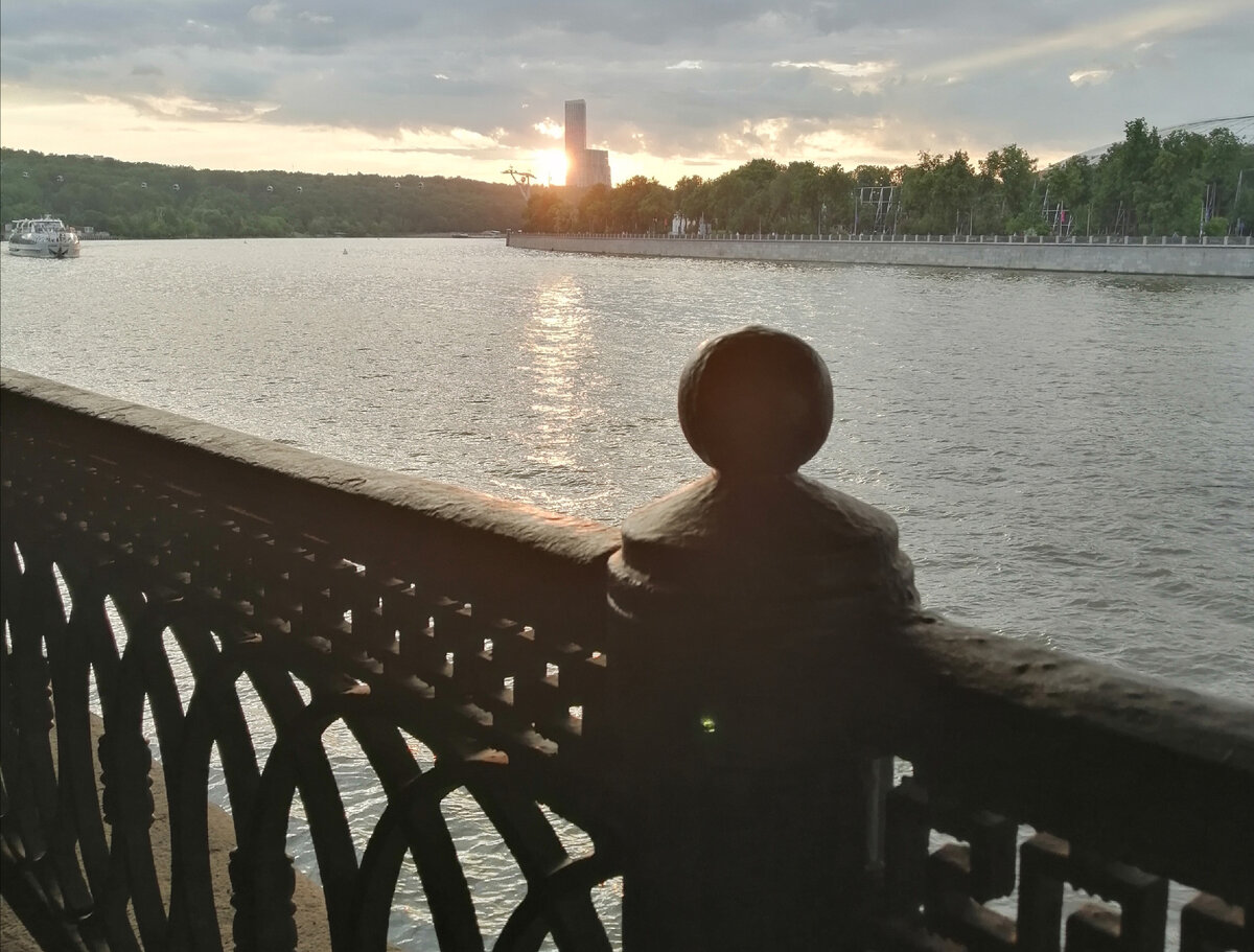 Закат на Москва-реке! Мои фотографии. 