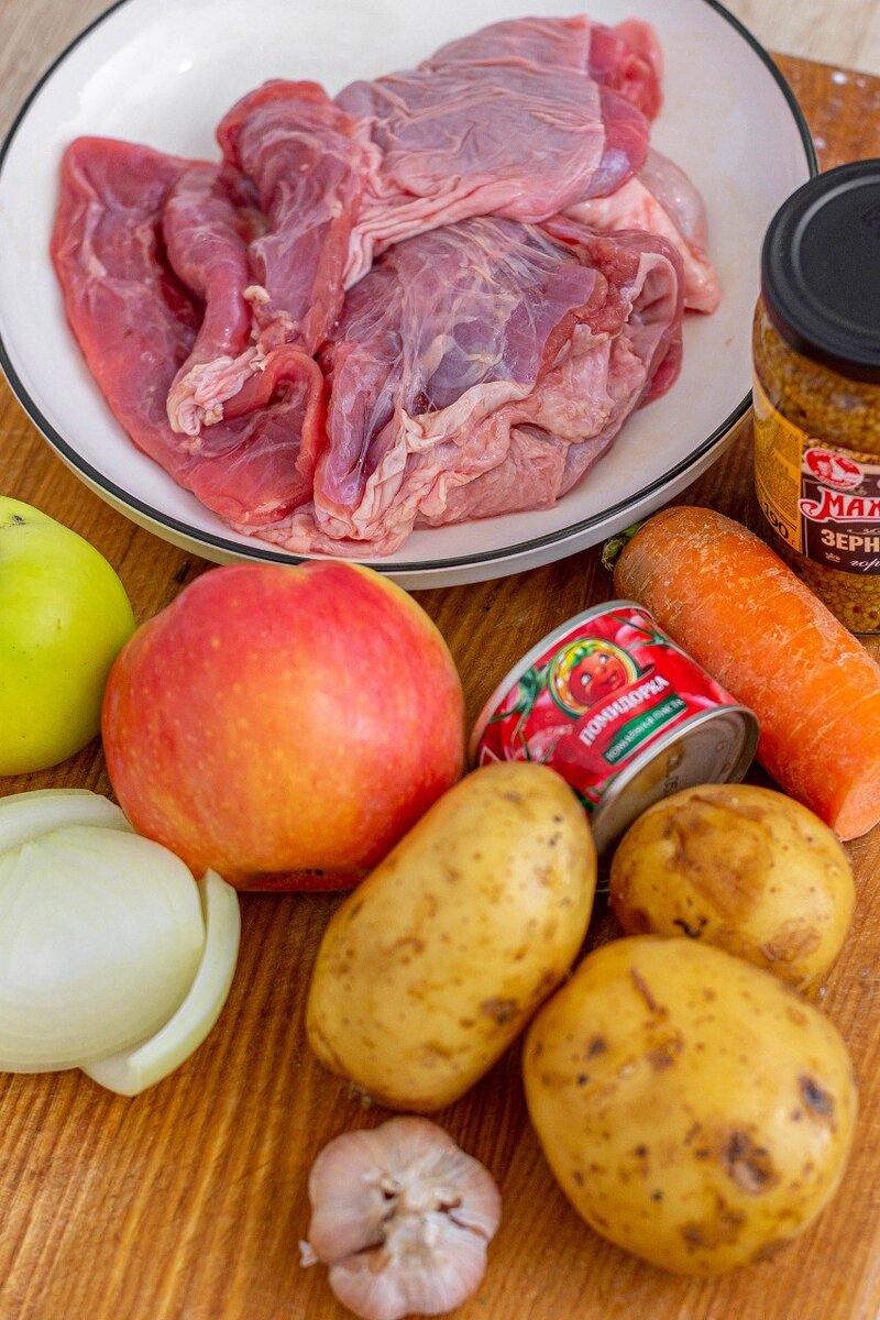 Главный ингредиент этого блюда - кусок говядины