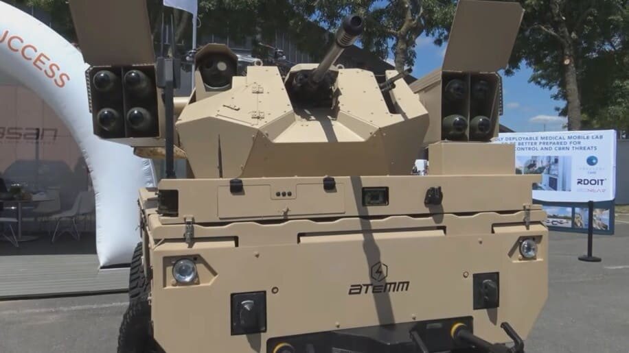 внедорожный беспилотный боевой модуль АТемМ от Plasan