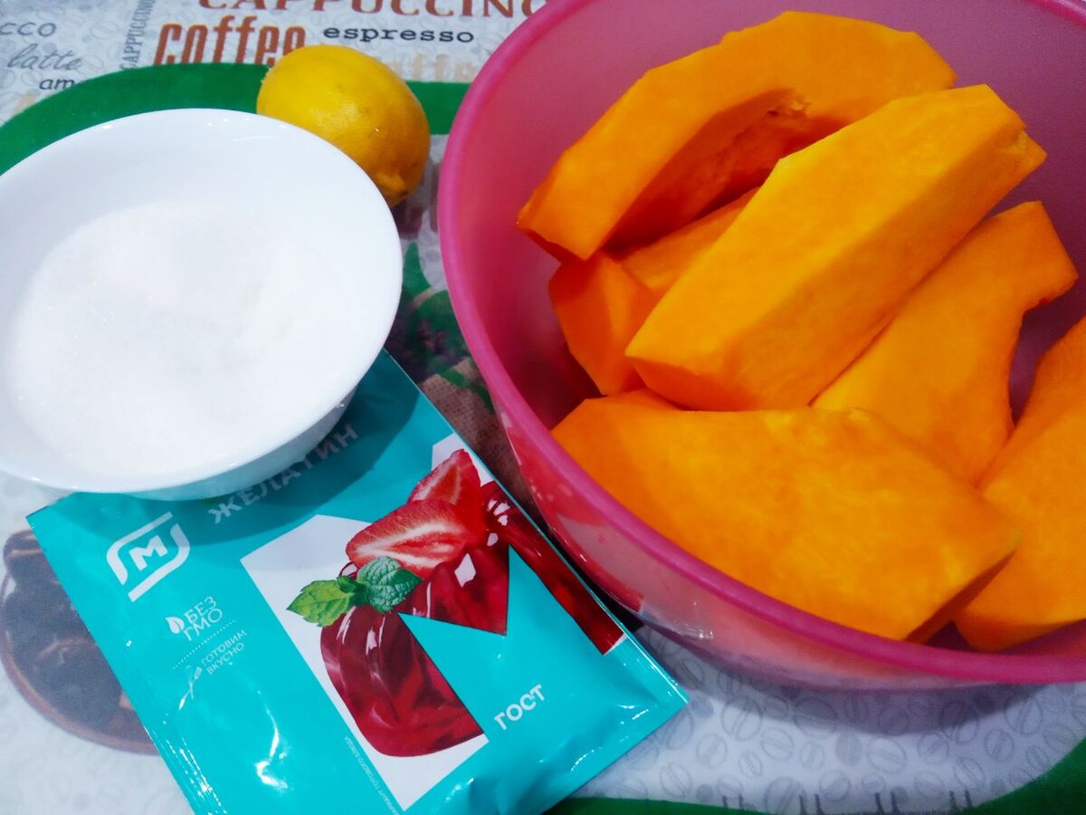 Ингредиенты для приготовления желе