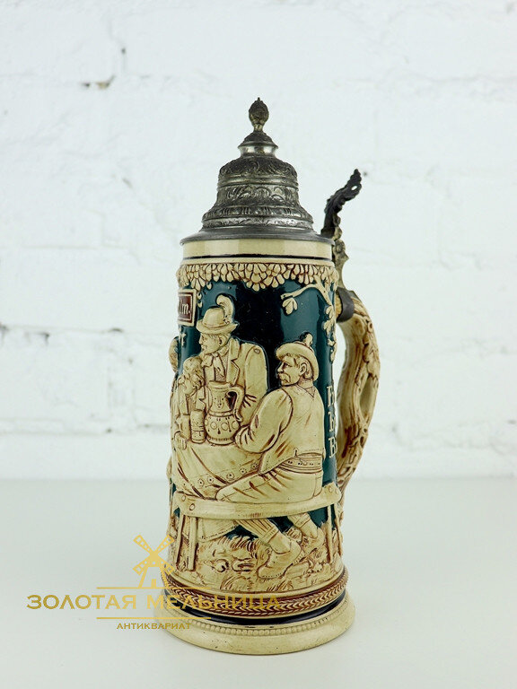 Фото "Золотая мельница" Villeroy & Boch 1890-1909 года. Фото магазина https://cozythings.ru. 