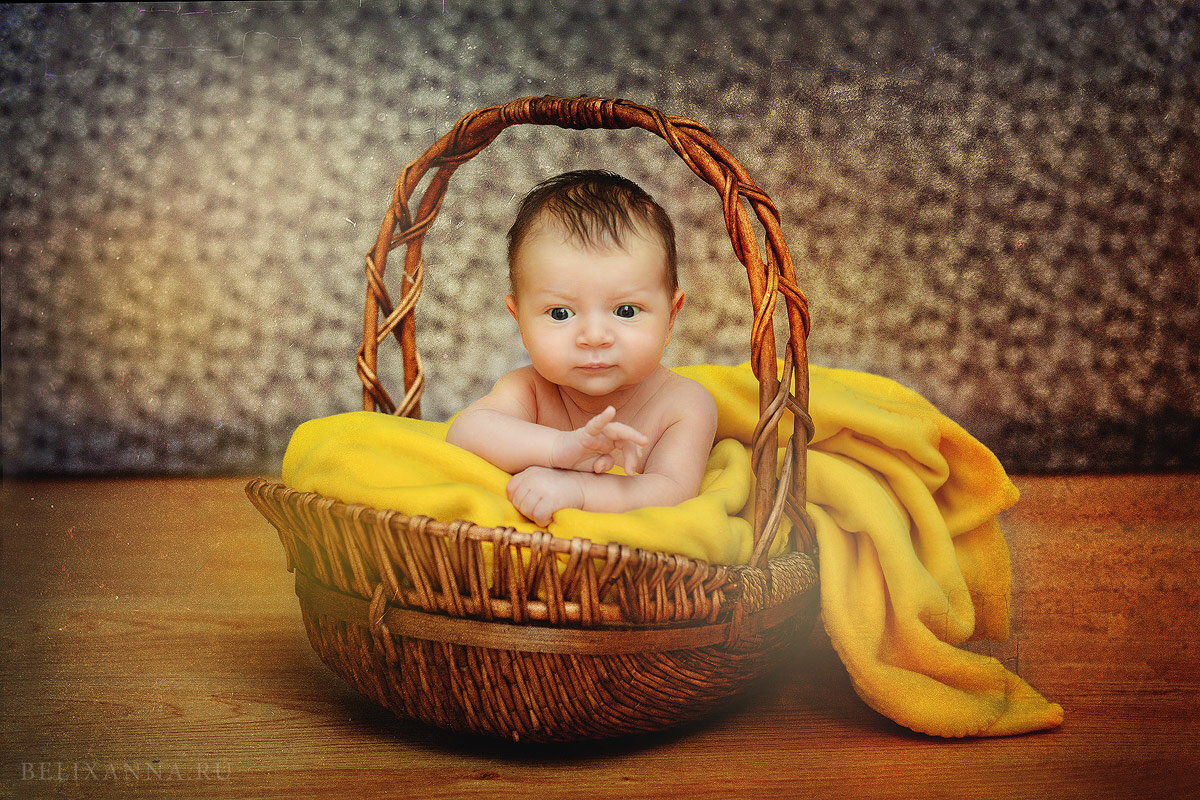 Подкидыш, конечно, был в пеленках и одеяльце, но корзинка, в которой его принесли на чужое крыльцо,  вполне могла быть такой... Фото: Яндекс картинки