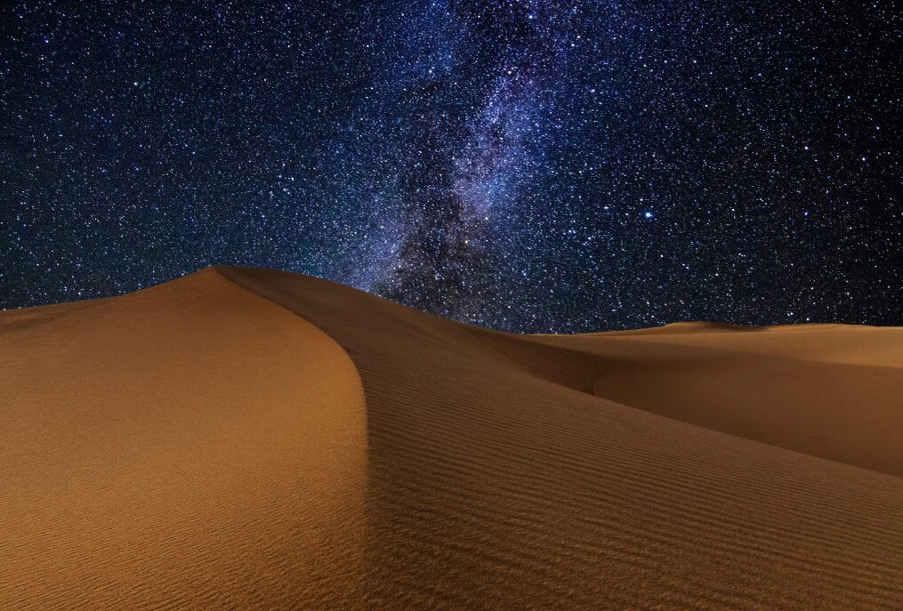 Ночь в пустыне. Яндекс Картинки. Фото автора.