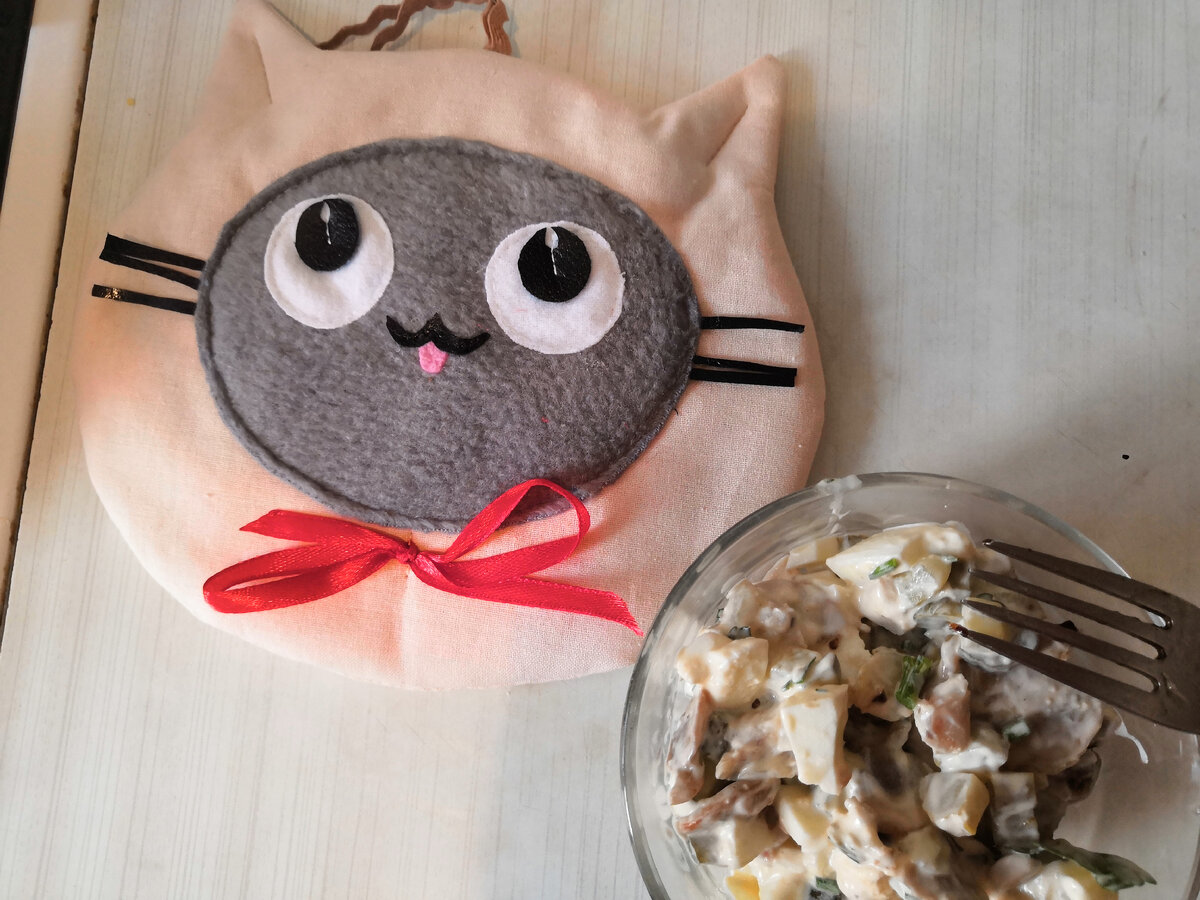 дегустирую новый салатик...