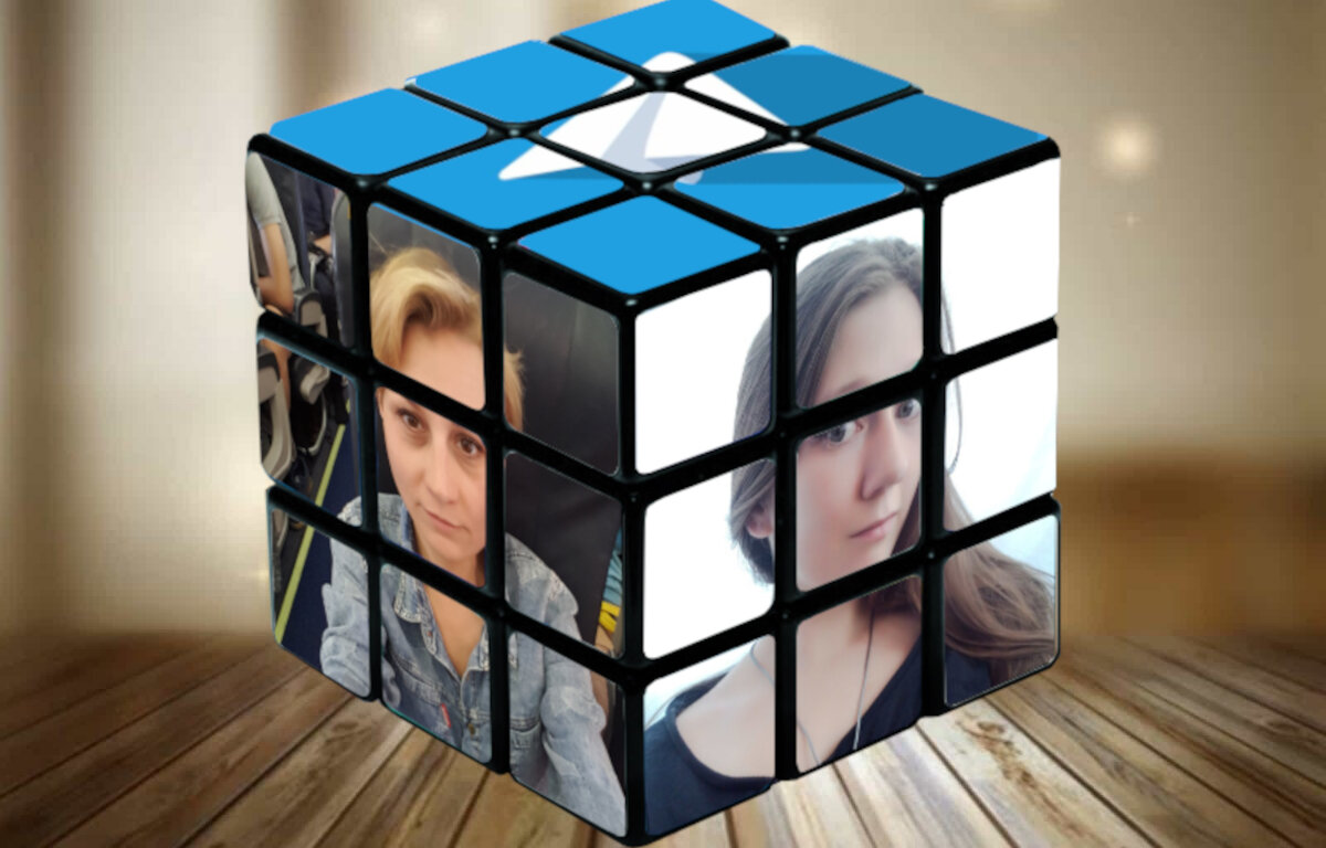 Тётушка Рысь и Яна Клюцко, которые познакомились в Телеграме. Коллаж автора канала