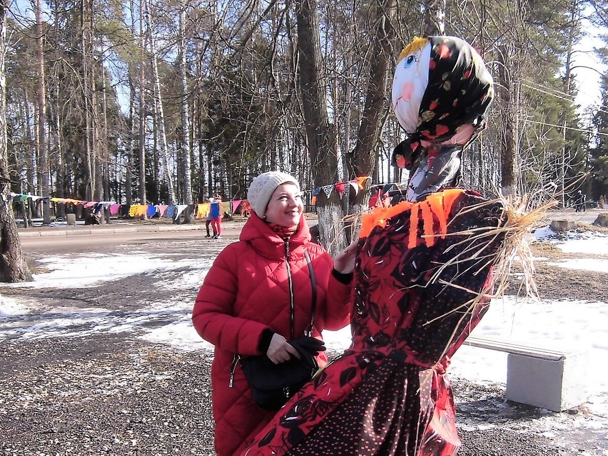 Фото автора. Прощаюсь с Масленицей. 2020 г.