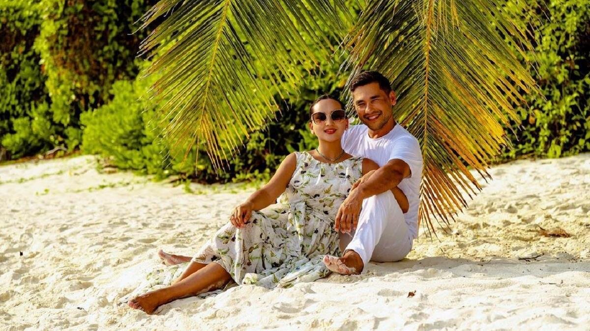    Салтанат Бакаева с мужем:instagram.com/saltanat_bakayeva