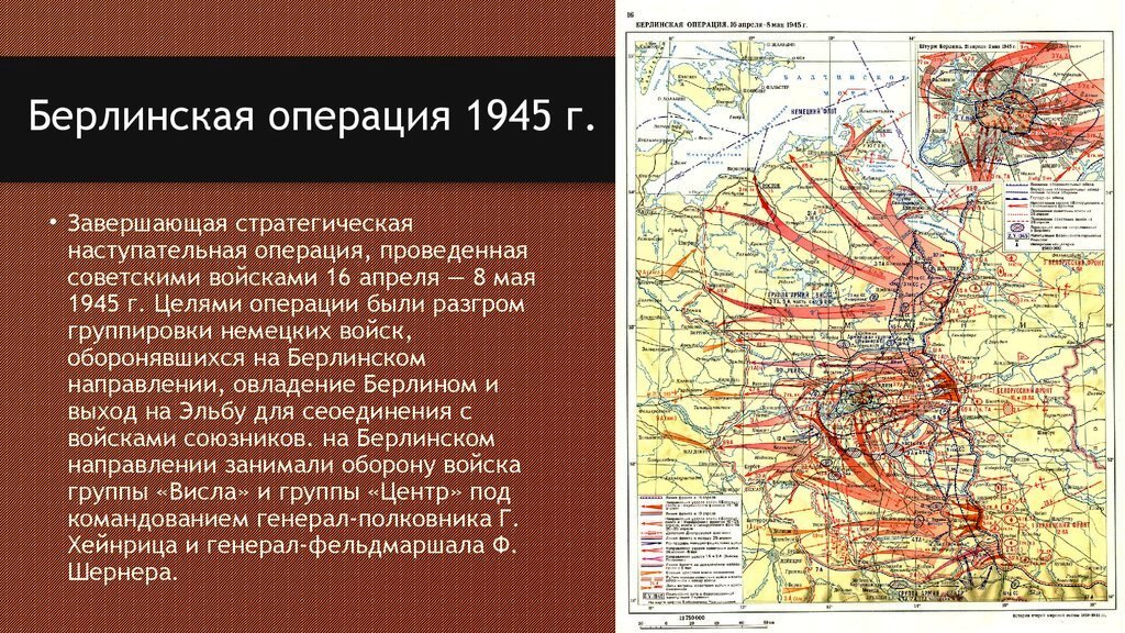 Карта завершающий этап вов