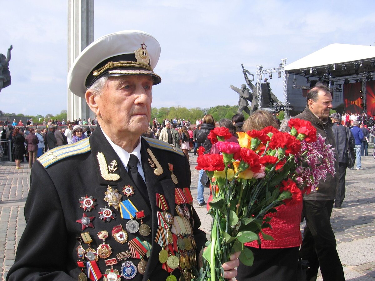 Участник Парада Победы в Москве в 1945 году, подполковник военно-морских сил Николай Ильинков. Фото автора