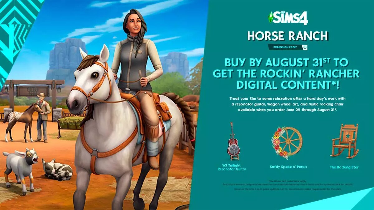 Анонсировано дополнение Horse Ranch для The Sims 4 | Все про онлайн игры на  ПК и другие платформы | Дзен