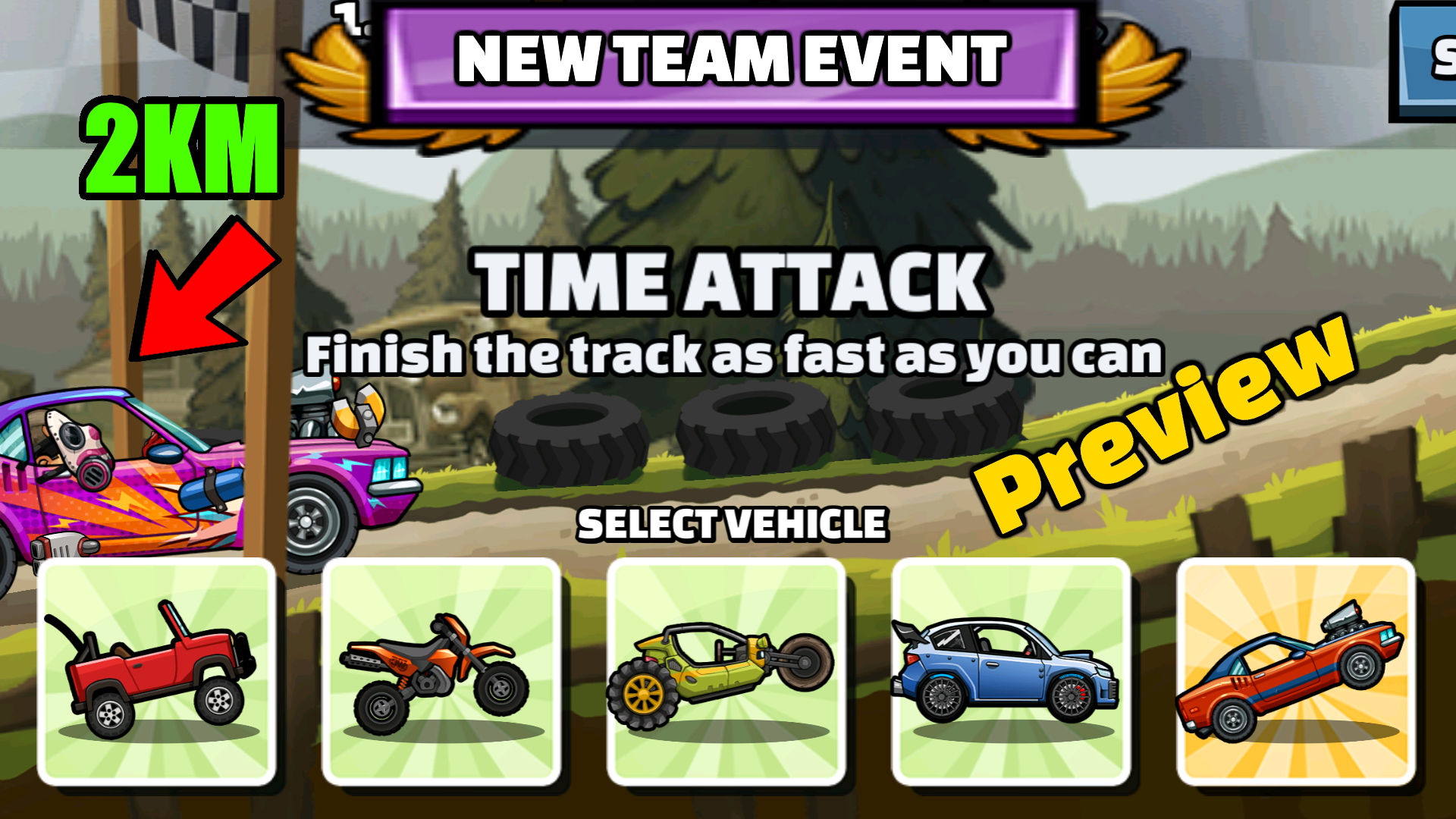 Hill Climb Racing 2 - New Team Event (Just Wing It), Vokope