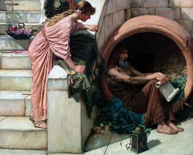 Джон Уильям Уотерхауз "Диоген". 