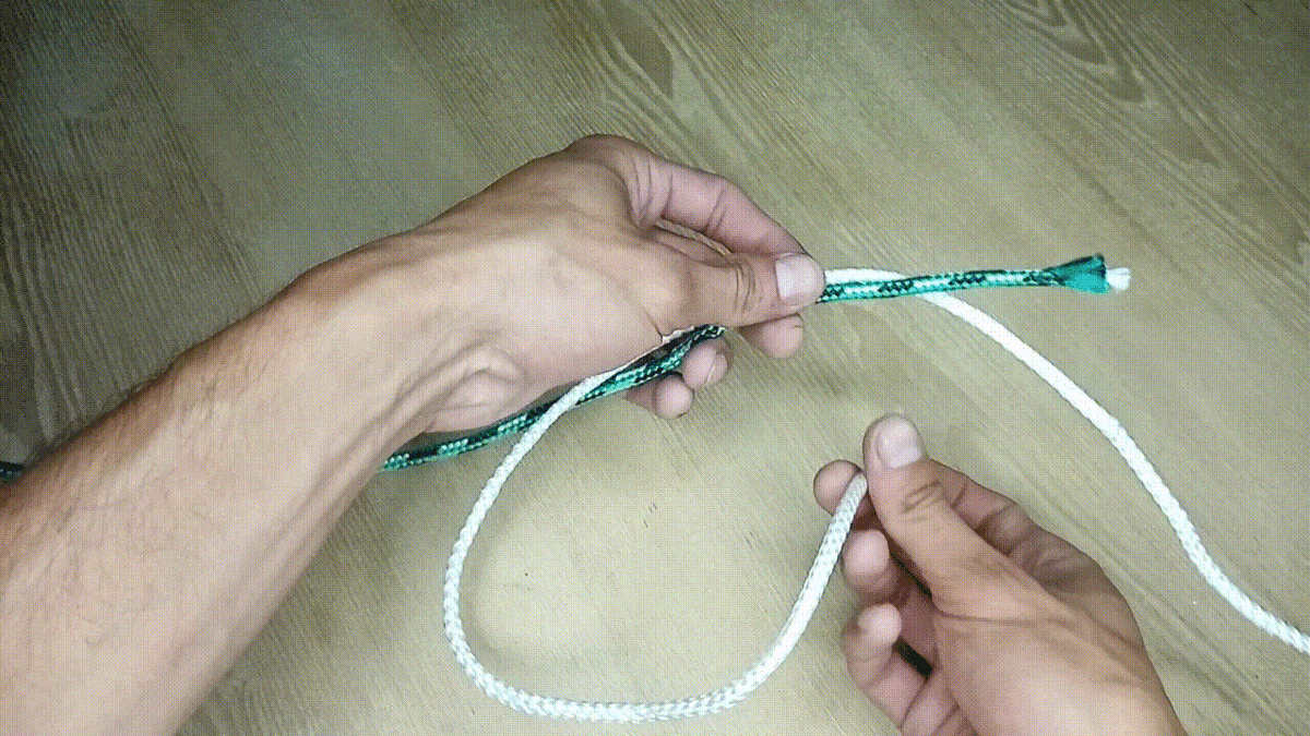 Как завязать узел Грейпвайн?