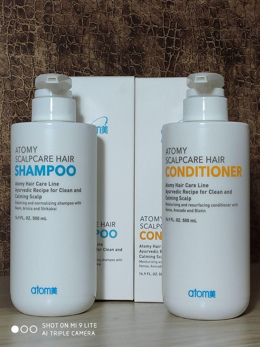 Шампунь серии Scalpcare корейской компании Атоми