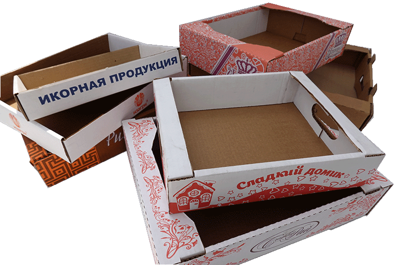 Лотки из гофрокартона
