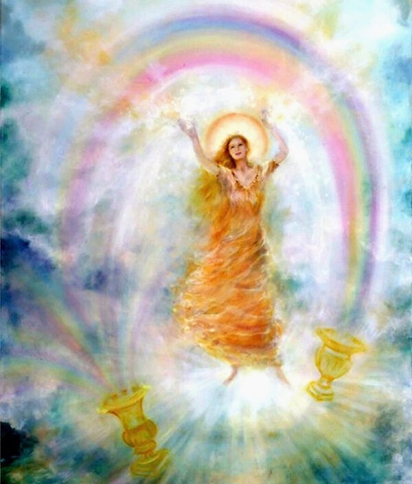 Воскресшая душа. Вечность живопись. Возрождение души. Возрождение души для новой жизни. Возрождение эзотерика.