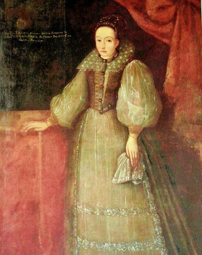 Этот портрет Елизаветы Батори написанный спустя 15 лет после её кончины, то есть он может не соответствовать подлинной внешности