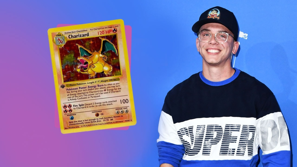 Logic и PSA 10 1-го издания Charizard