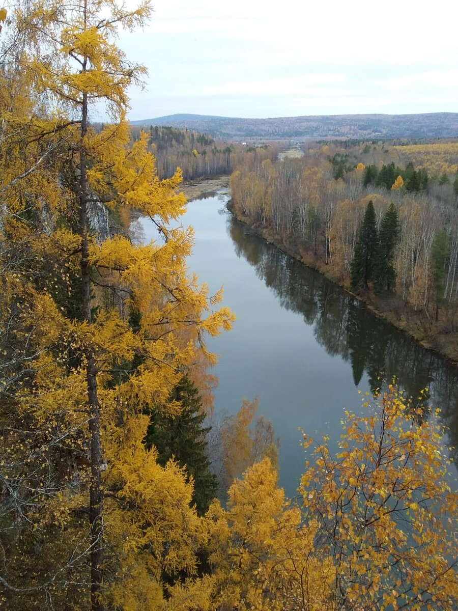 Река Чусовая осень Чусовой