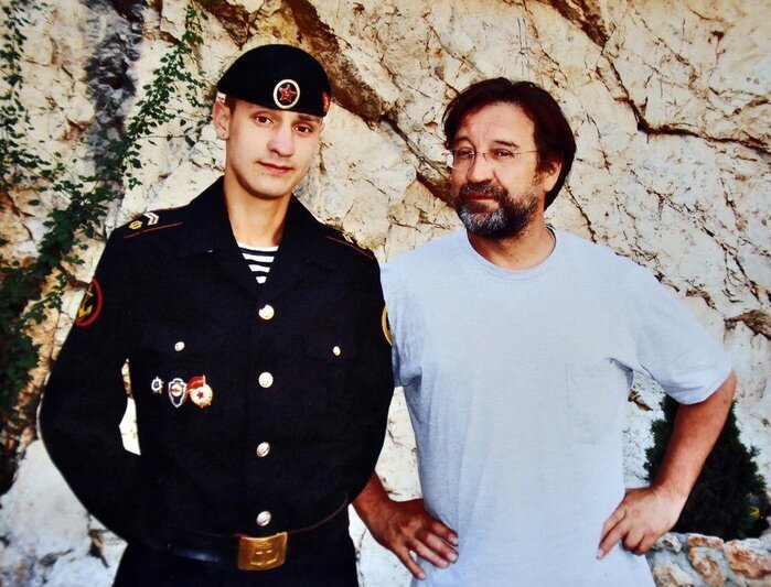 Юрий Шевчук с сыном Петром