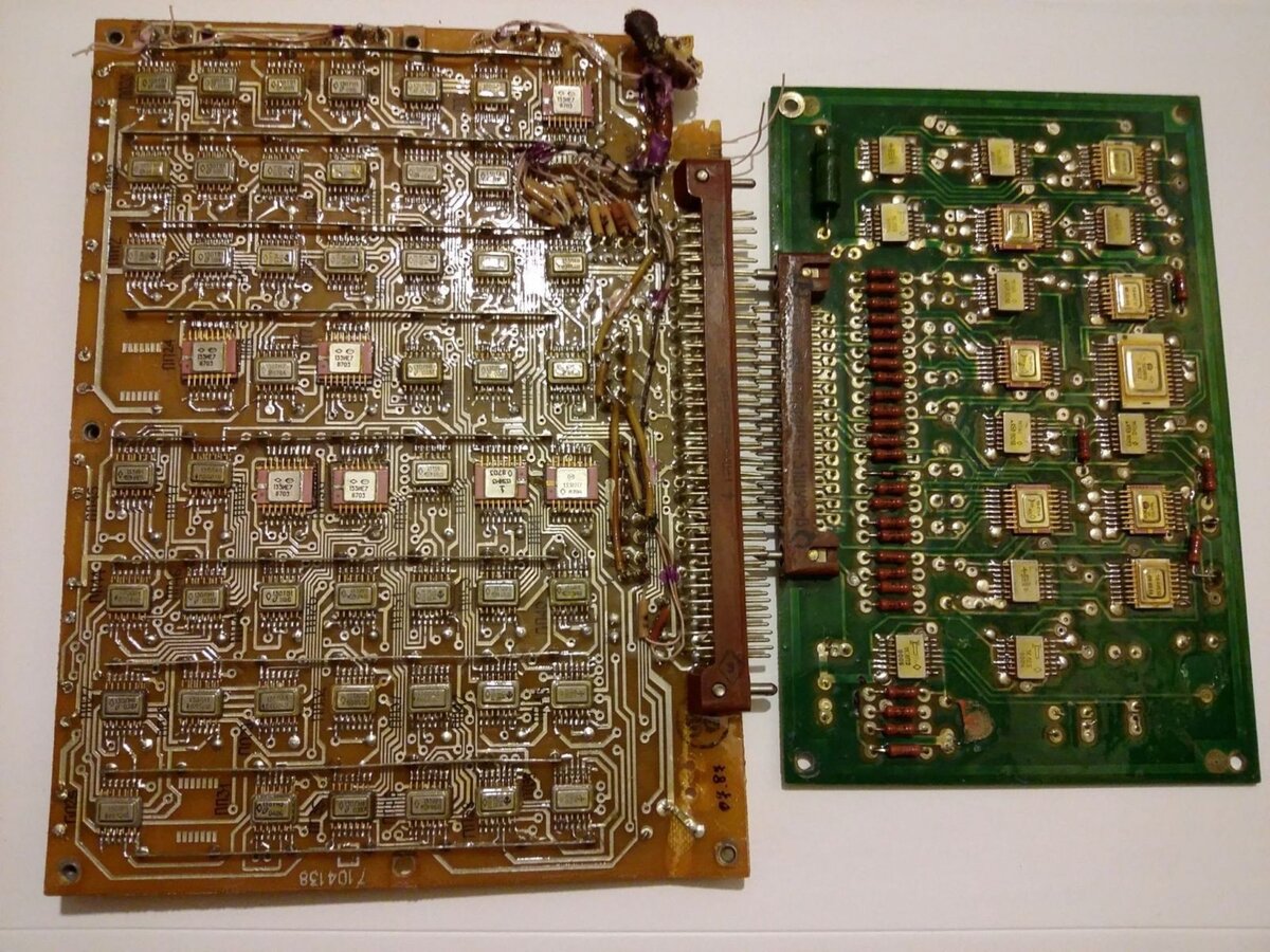 Платы с приёмными радиодеталями