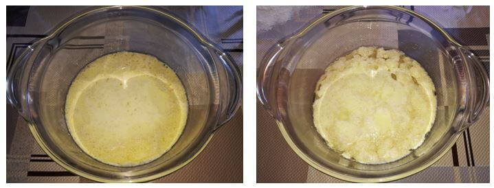 Смесь без дрожжей, с дрожжами