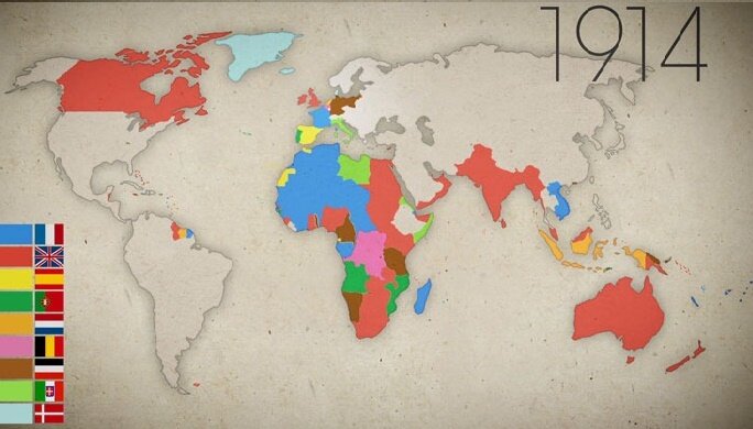 Колонии европейских стран до 1914г