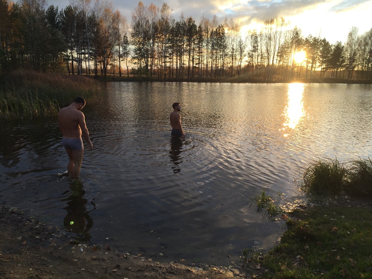 16 октября 2016 года Павлово-Посадский район, озеро "Карпятник"