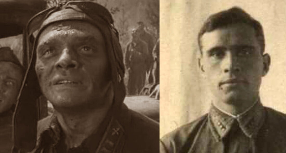 Прототипом неназванного лётчика-майора со сбитого ТБ-3, стал адъютант 4-й эскадрильи 212-го дальнебомбардировочного авиаполка капитан Андрей Иванович Квасов. Которого Симонов действительно тогда подобрал в свою машину. Полк летал на самолётах ДБ-3Ф.