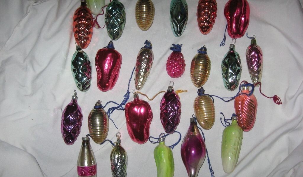 Елочные игрушки из моегл детства