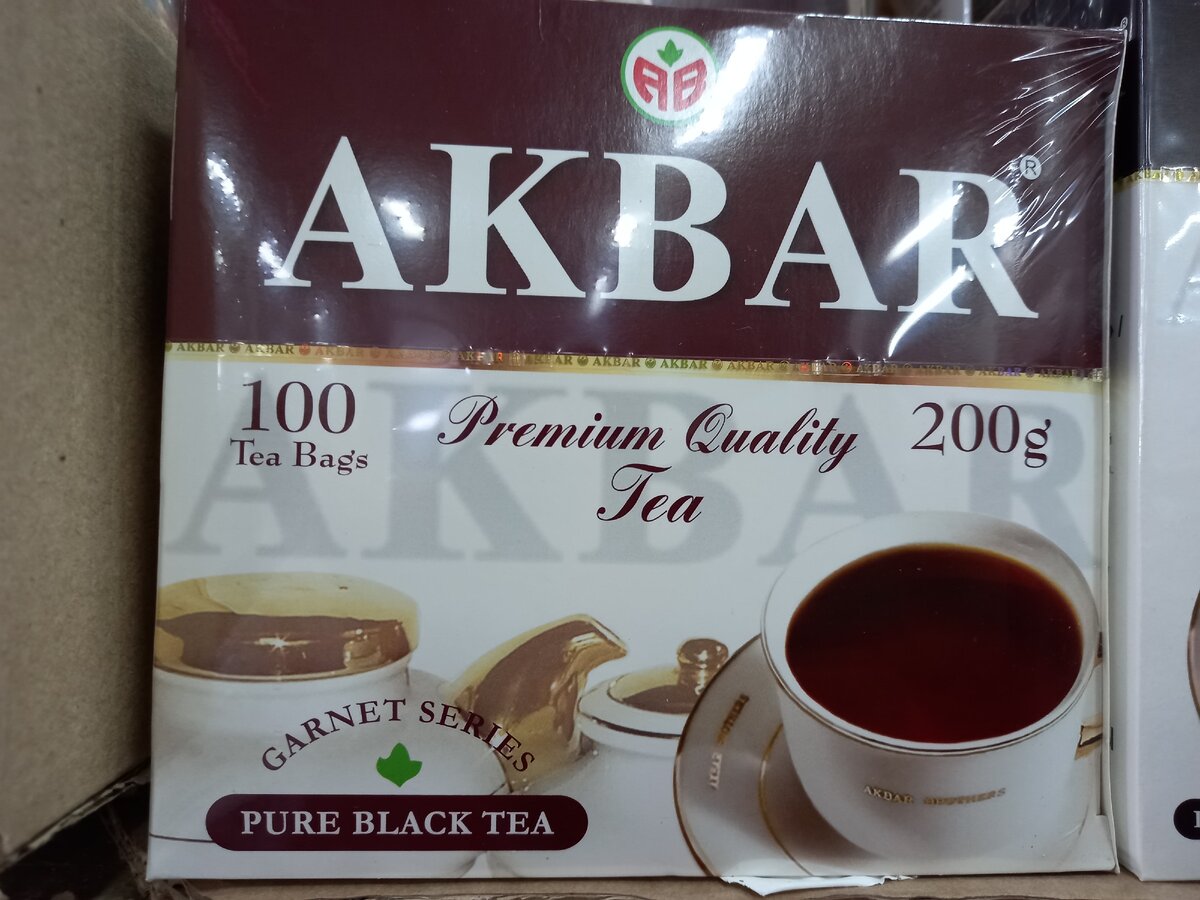 Чай черный"Акбар" 100 пак с/я Цена:141.90