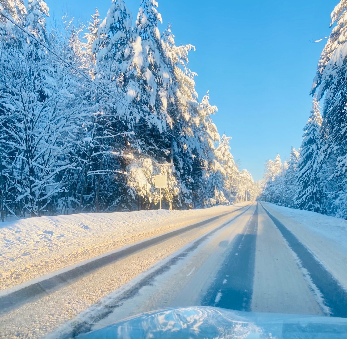 Даже самая красивая дорога, но длинною в 8 часов утомляет. Это фото нашей дороги с дачи в город - «всего« 3,5- 4 часа)