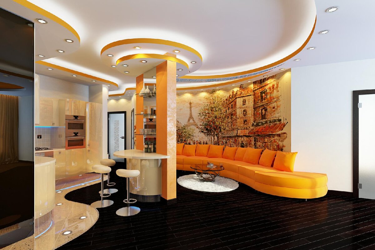 Интерьер с евроремонтом