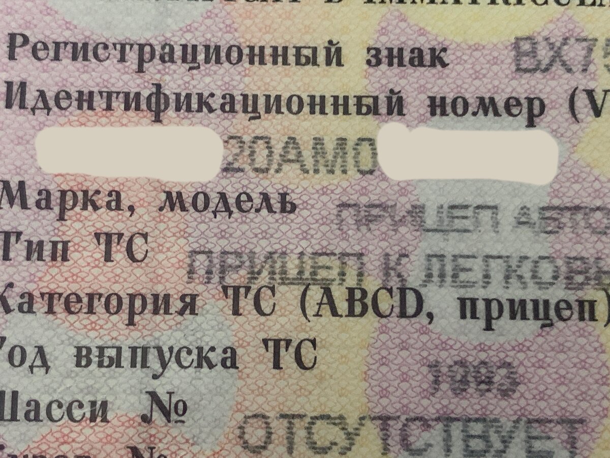 При регистрации в ГИБДД перепутали одну букву в документах. Продолжение  истории с оформлением прицепа | БЛОГ НЕ БЛОГЕРА | Дзен