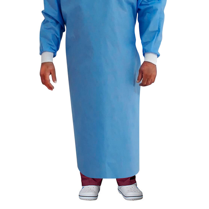 Халат хирургический нестерильный 140 см Enmed Overlock Sewing level 1 плотность 30 размер XXL рукав манжета в Дезнэт