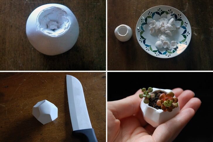 Процесс изготовления горшочка из полимерки.