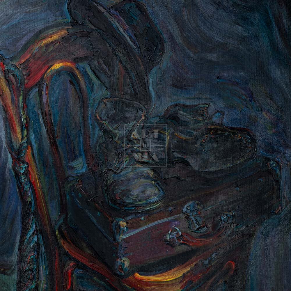 Фрагмент №1. «Натюрморт со стулом». Автор: Александр Попов. Год создания: 2011. Страна: Россия.