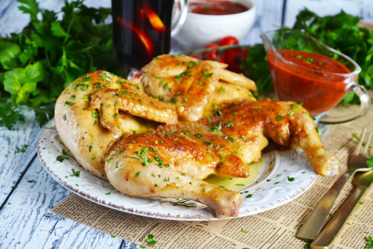 Курица со сметаной на сковороде, пошаговый рецепт с фото на ккал