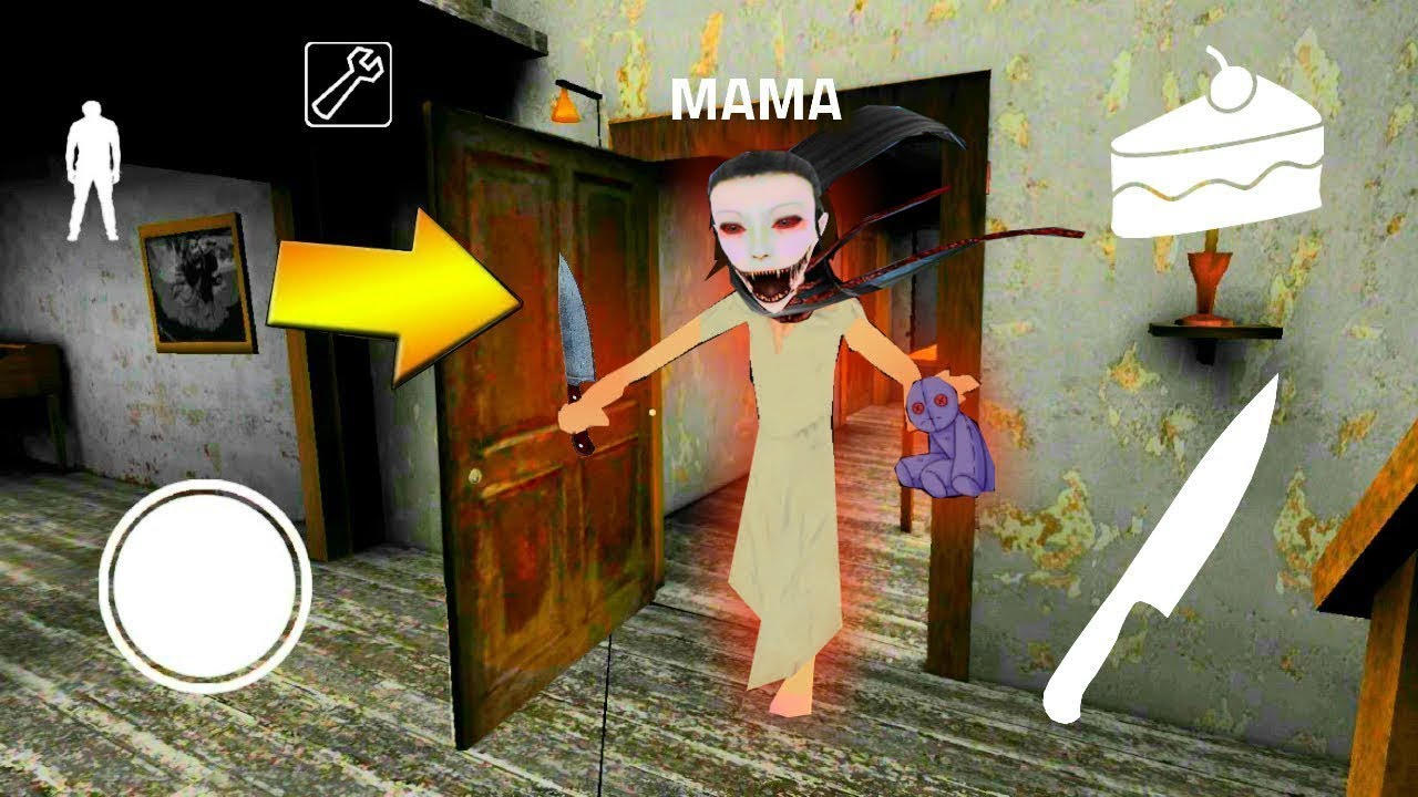 Эта *проклятая* Мама Крейси Ходит За Мной - Mama in Eyes horror game